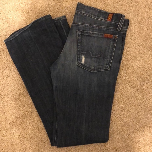 7 For All Mankind Denim - 7 for All Mankind Bootcut Jeans 28x31-32
